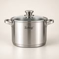 Zelvqi™ Stainless Steel Stockpot with Lid product image 01