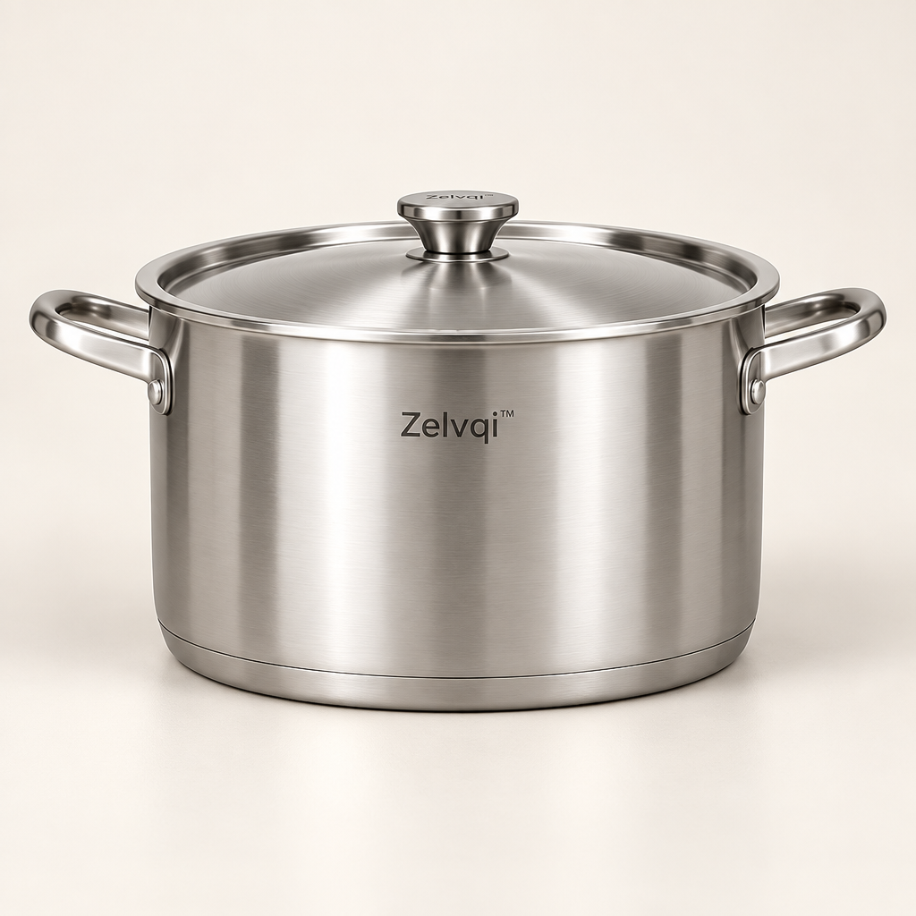 Zelvqi™ Heavy-Duty Double-Handle Soup Pot product image 01