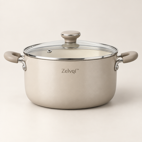 Zelvqi™ Ceramic Coated Stockpot product image 01