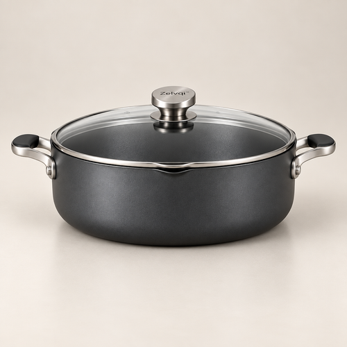 Zelvqi™ Deep Nonstick Braising Pot product image 01