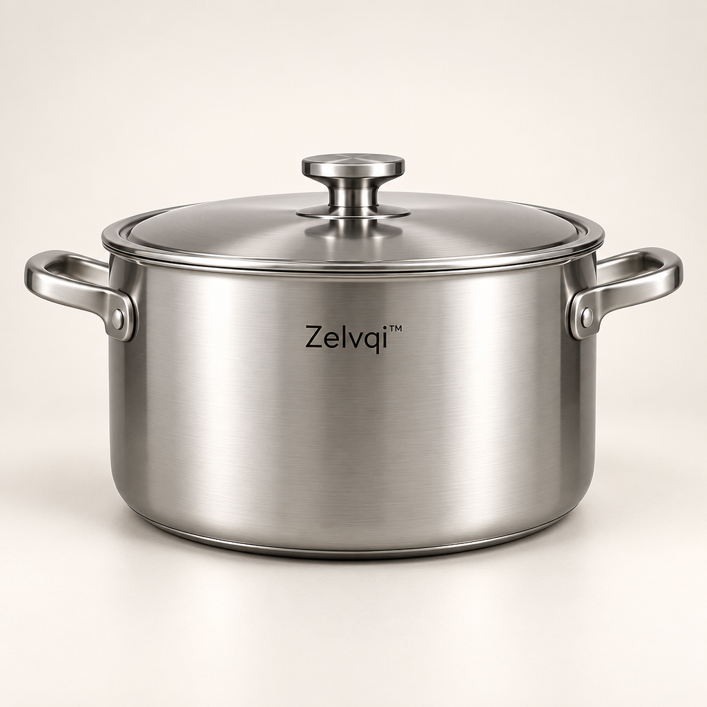 Zelvqi™ Stainless Steel Slow-Cooking Pot product image 01