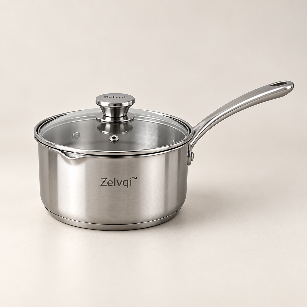 Zelvqi™ Stainless Steel Saucepan product image 01